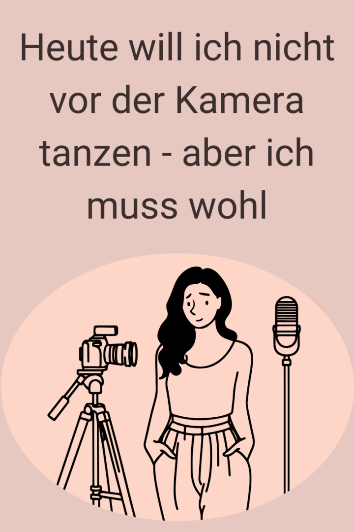 ich will nicht vor die Kamera - sichtbar sein geht einfacher